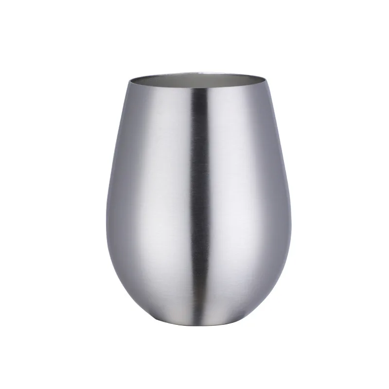 Custom logo 304 Stainless Steel  Shot Glass Cup 500ml Stainless Steel Shot wine glass Metal Shot Glasses