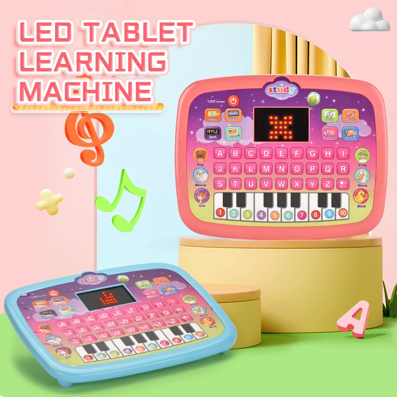 New Products Educational Smart Toys Mini Laptop Computer Toys LED Screen Learning Machines