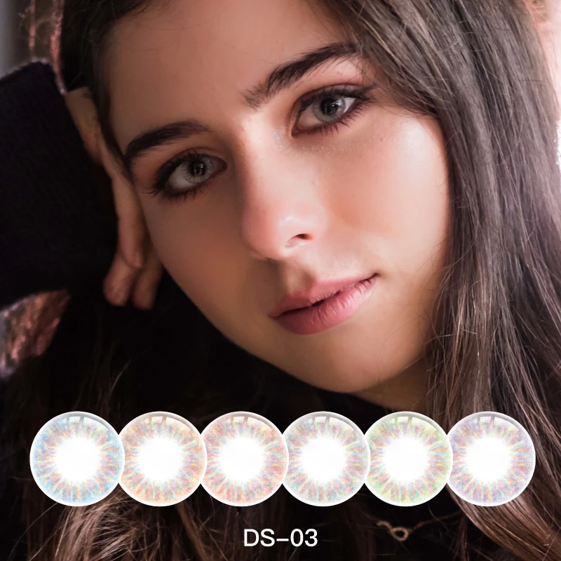 contact lens green blue brown gray wholesale Nature look Color Colored color contact lenses