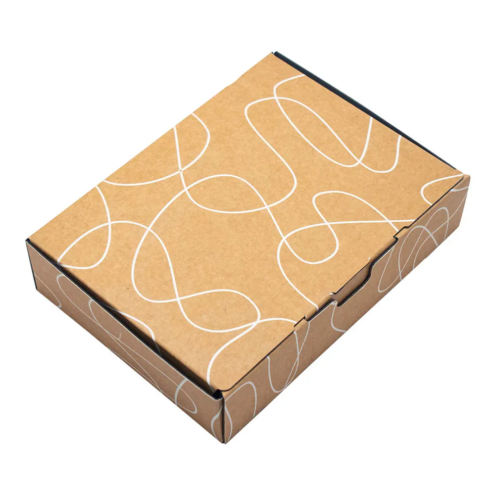 Eco-friendly Custom Printed Piece Card Box Paper Box for Logistics Packaging Kraft Folding Corrugated Board Shipping Box