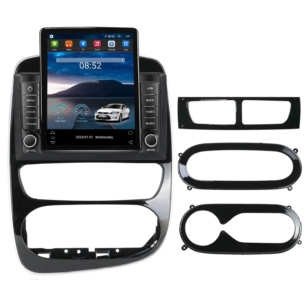 Navifly Tesla Style 8+128G car multimedia for Renault Clio 2013-2015 car radio ADAS DVR Mirror LinK car play auto audio system