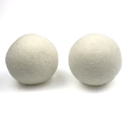 Handmade Natural Products Organic Laundry drying  Anti Static Wool Dryer Balls Wool Felt Ball