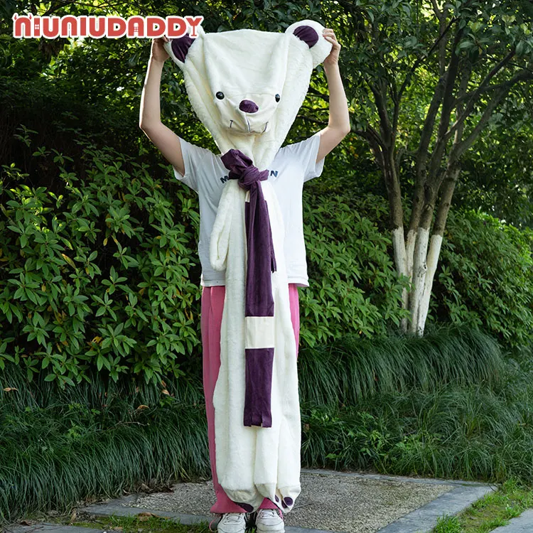 Niuniu Daddy 120cm Big Giant Animal Bear Teddy Bear Coat Plush Fabric HIgh Quality No Lint-free Cony Fur Material Soft Toy Doll