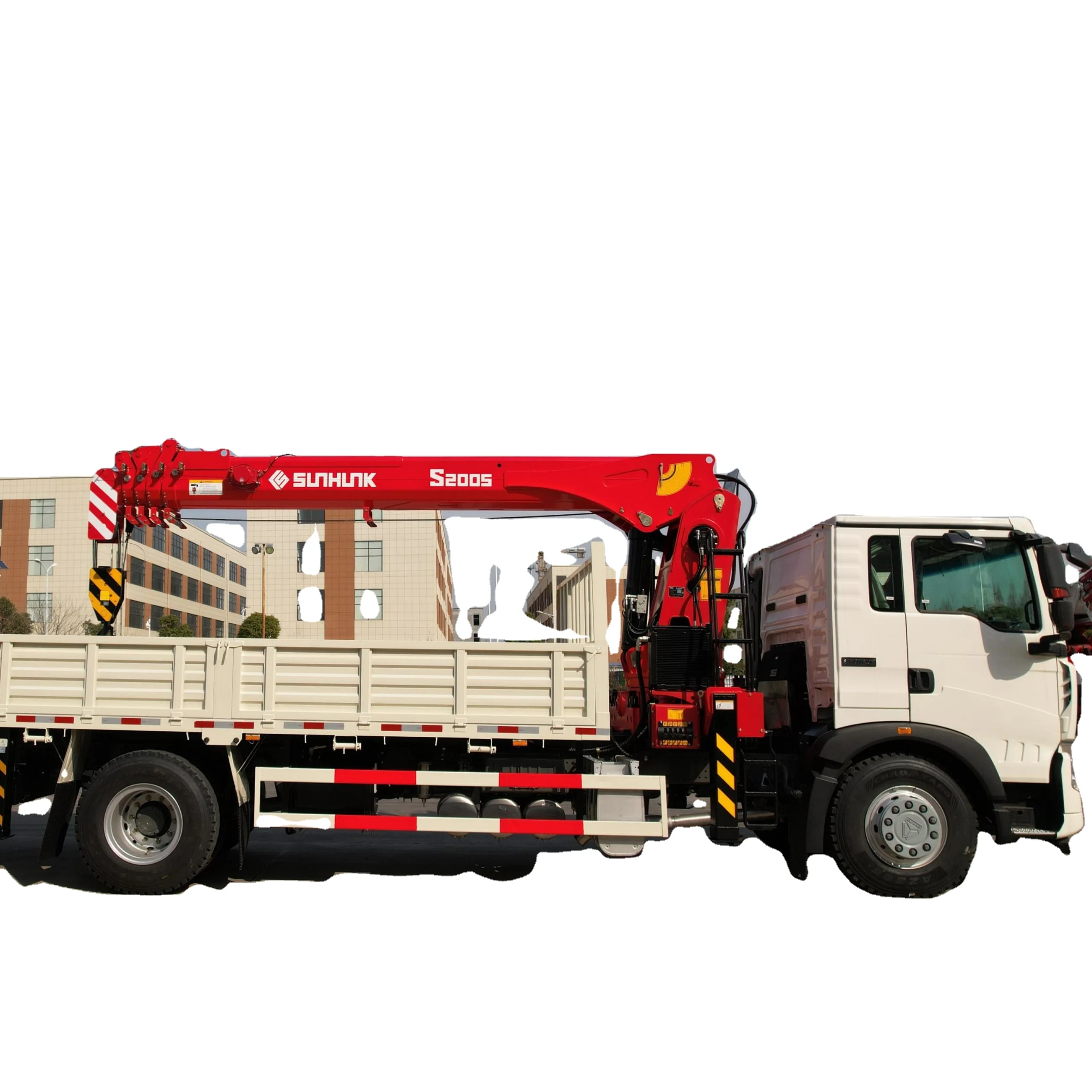 S2005 Factory lifting cargo 15 Ton Straight Arm Pedestal Marine Deck Crane Truck Mounted Crane