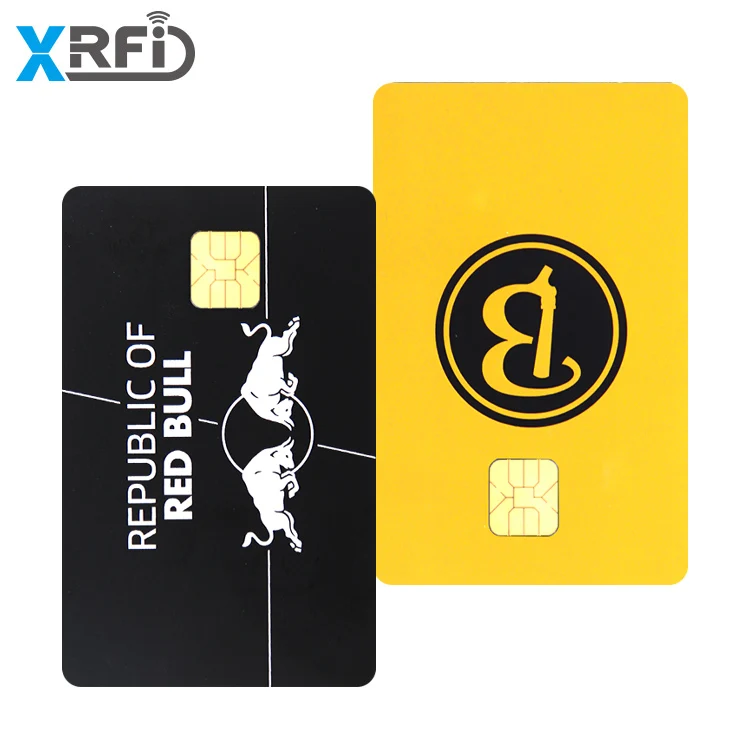Hot Sell Contact Ic Card Sle4442 Rfid Chip Blank Card For Payment