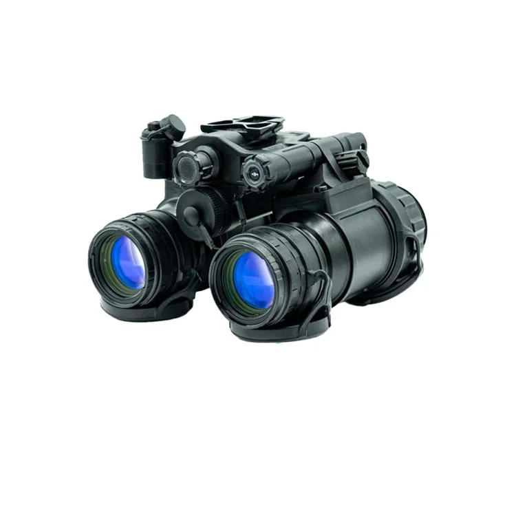 Compact FOV 40 NVG Gen 2+ IIT Image Intensifier Tubes Green Phosphor Dual-Tube Night Vision Goggles