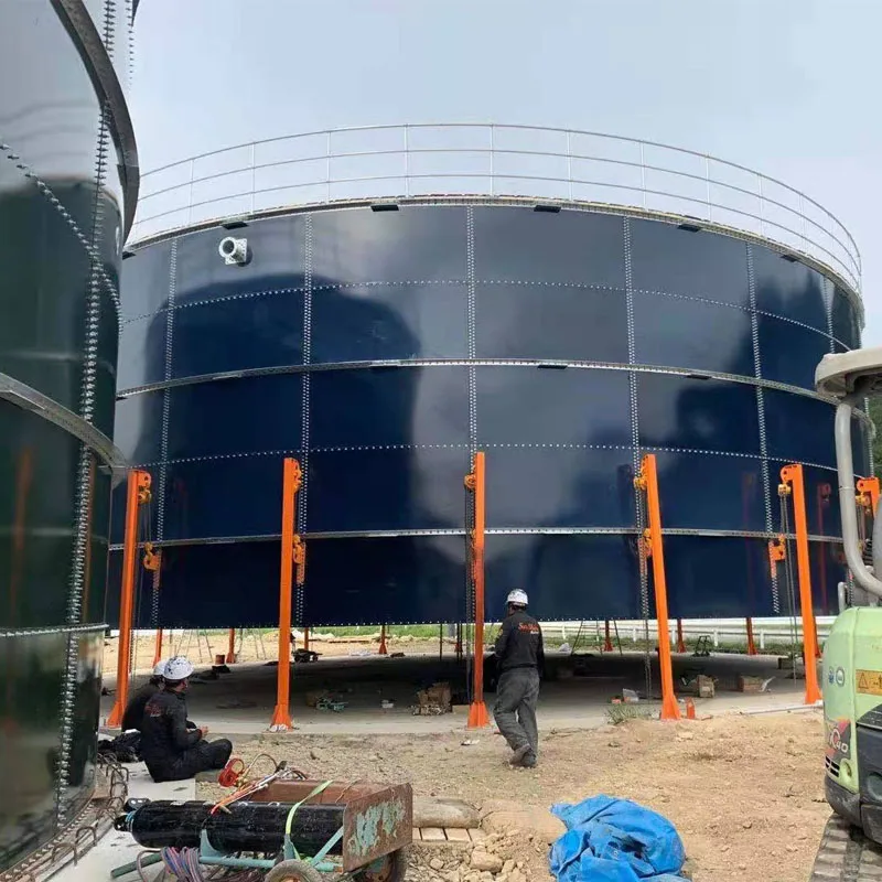 ZHAOYANG fire proof water storage tank  glass fused to steel bolted tank