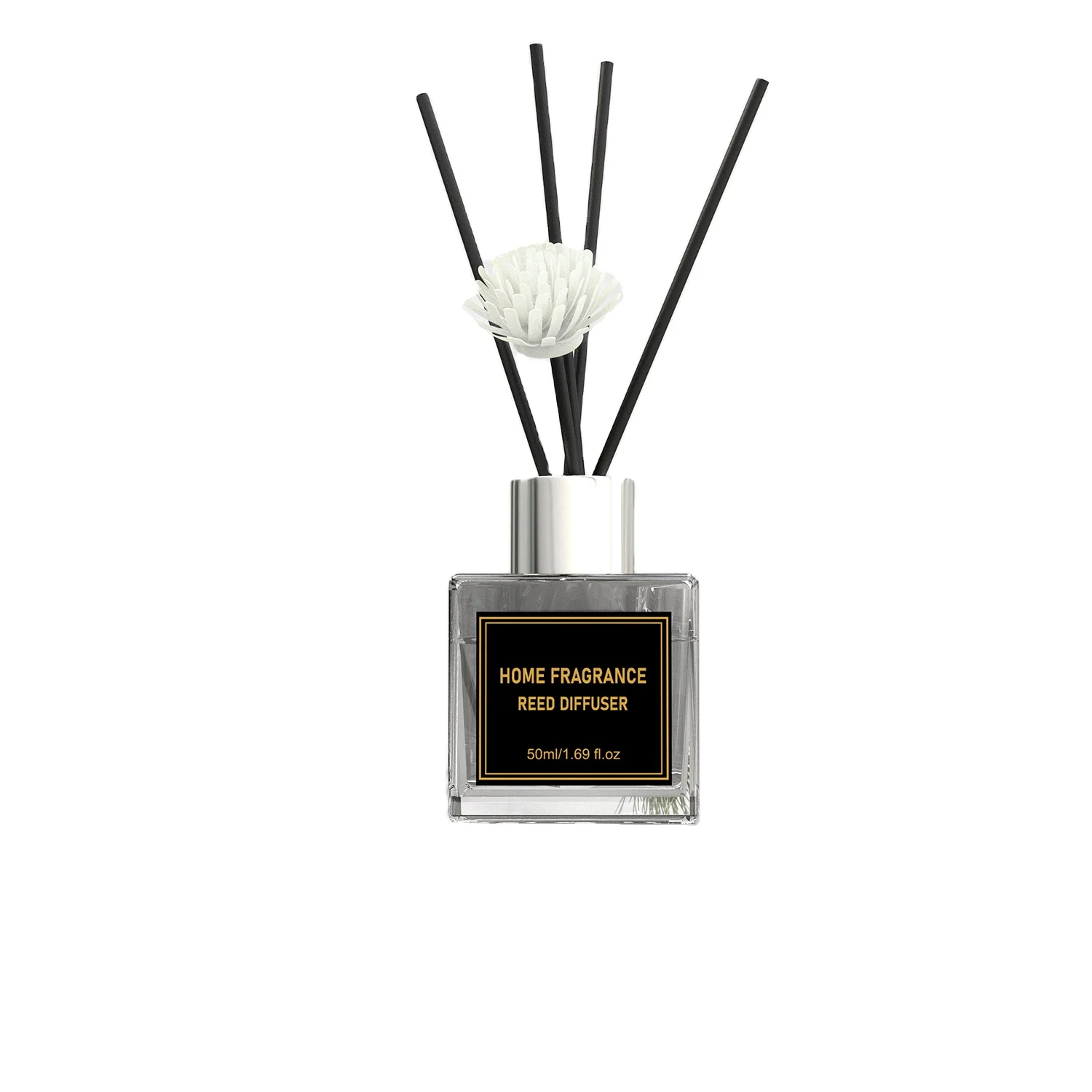 Fresh Scents Essential Oil Diffuser Transparent Bottle 50ml 200ml Home Fragrance Reed Diffuser