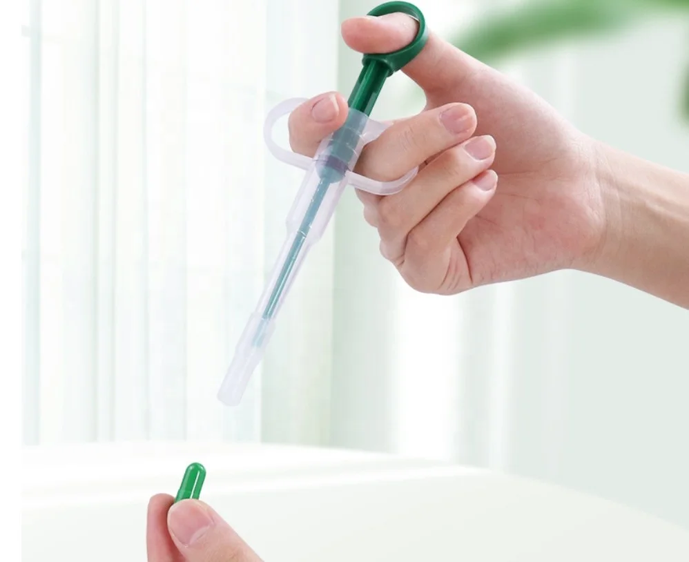 plastic pet dog cat feeding kit for needle tube type medicine feeder