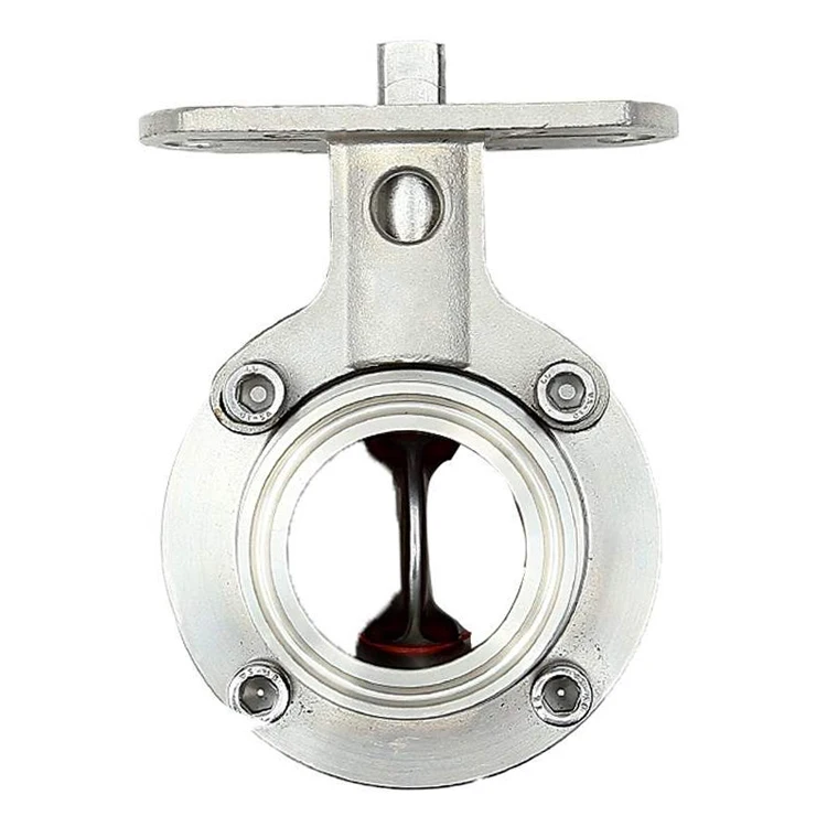  SONGO DN25 24V DC пищевой класс нержавеющая сталь 316L три зажима санитарный клапан-бабочка с электрическим
