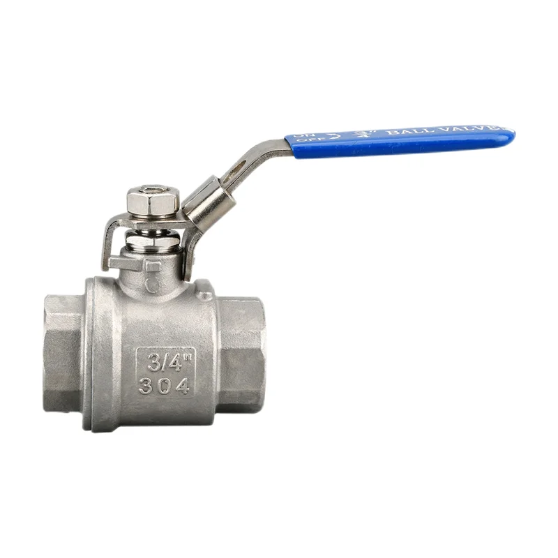 Water Switch Valve 4 Points 6 Points Dn15 Two-Piece Threaded 304 Stainless Steel Ball Valve