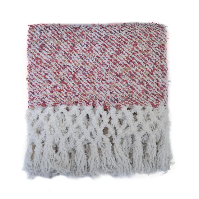 China Factory Wholesale Super Soft Plain Polyester Homeware Red Fleece Blanket