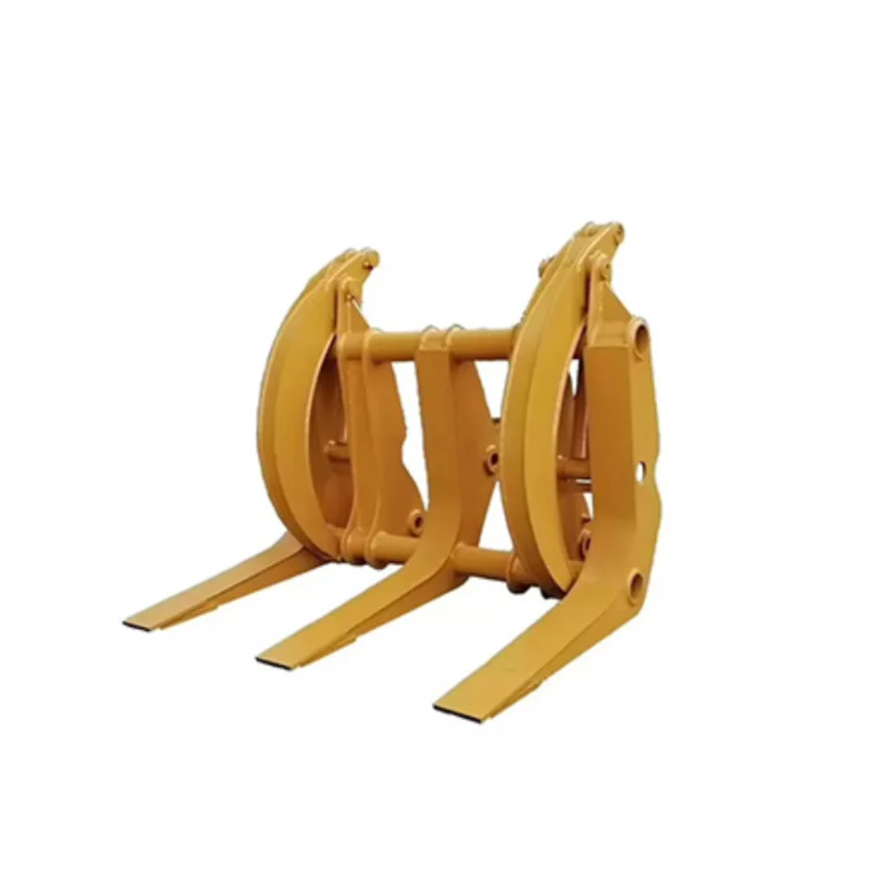 High quality wheel loader attachments grass grapple grass bucket for  2T-9T  all brand wheel loader