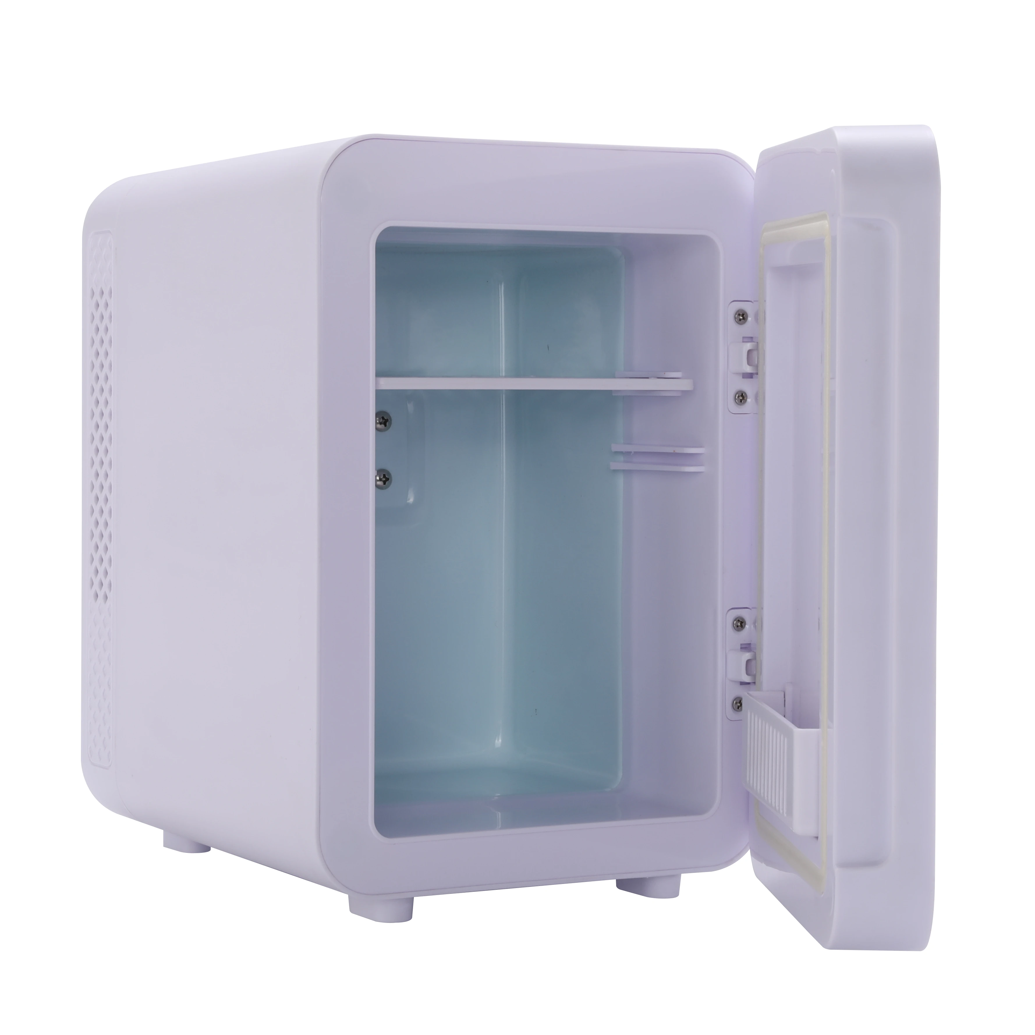 Portable Mirrored Personal Fridge 10 Liter Mini Refrigerator Skin Care Makeup Storage Beauty Serums