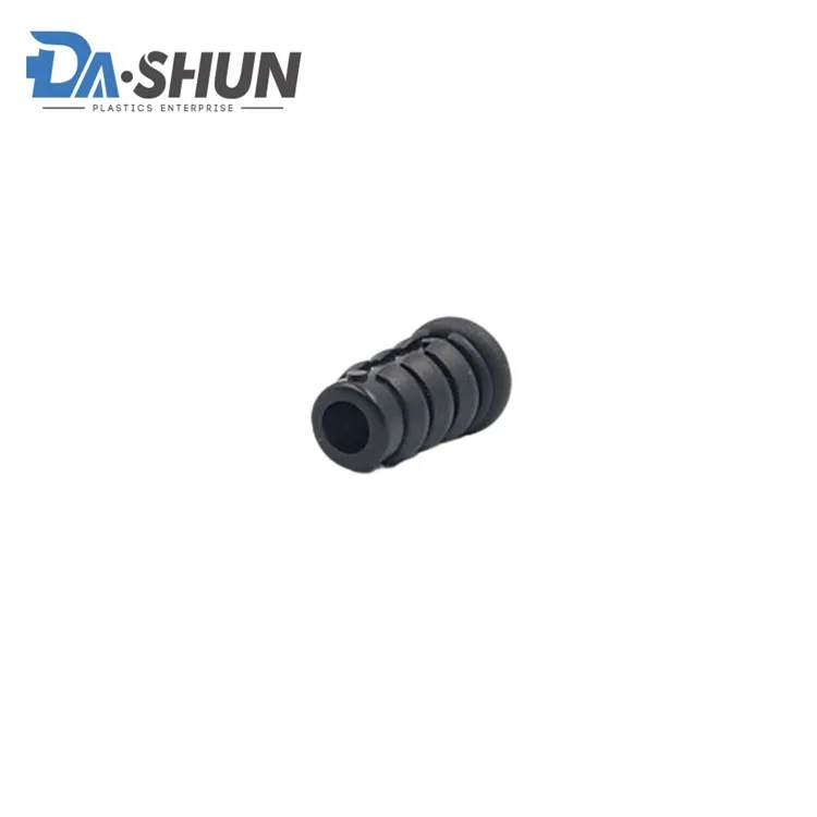 Quality guarantee black color round plastic plugs furniture pipe end cap for table and chair