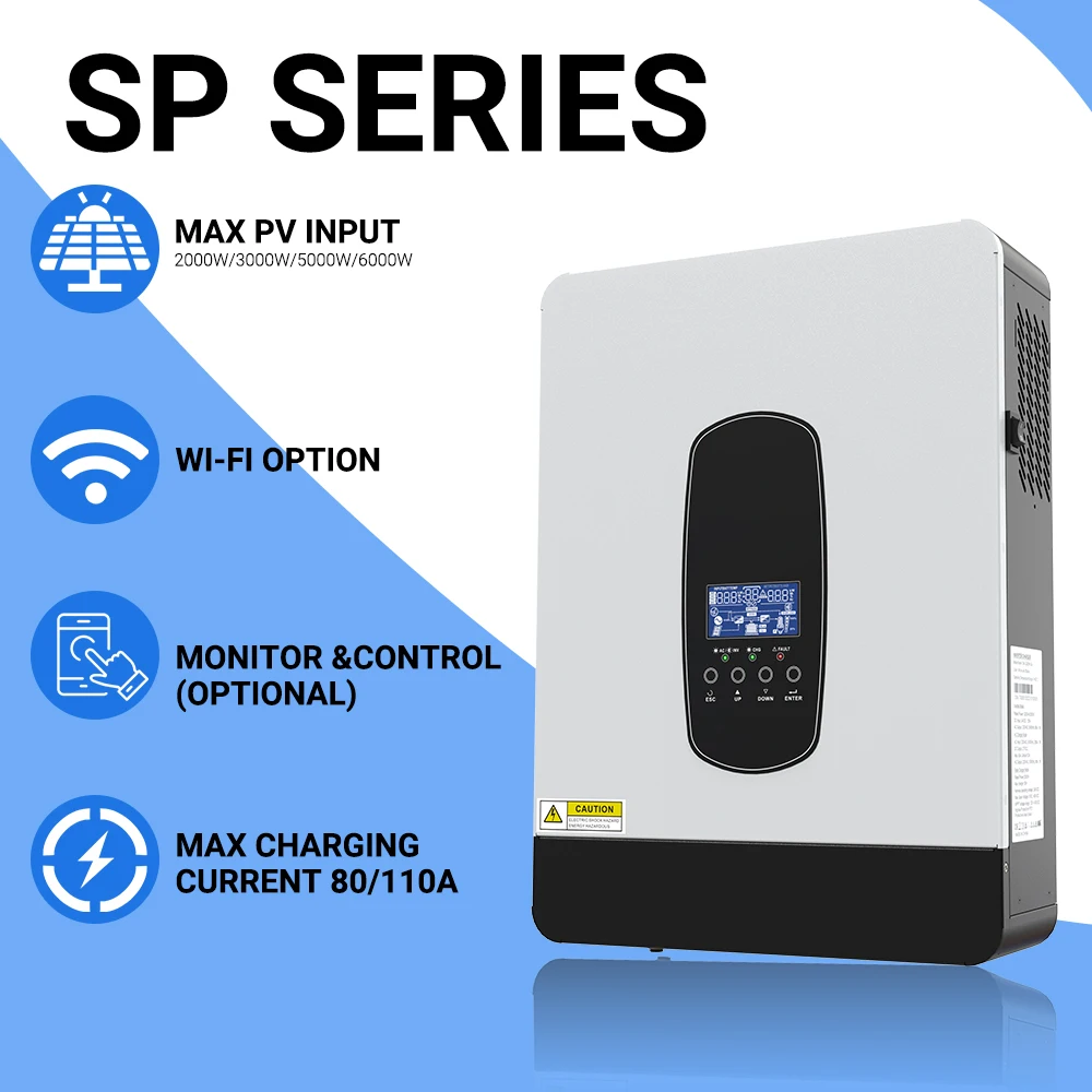 Lovsun 10kw 20kw 30kw Single Phase Three Phases Solar Power Inverter 10000w 20000w 30000w Off Grid Solar Inverter