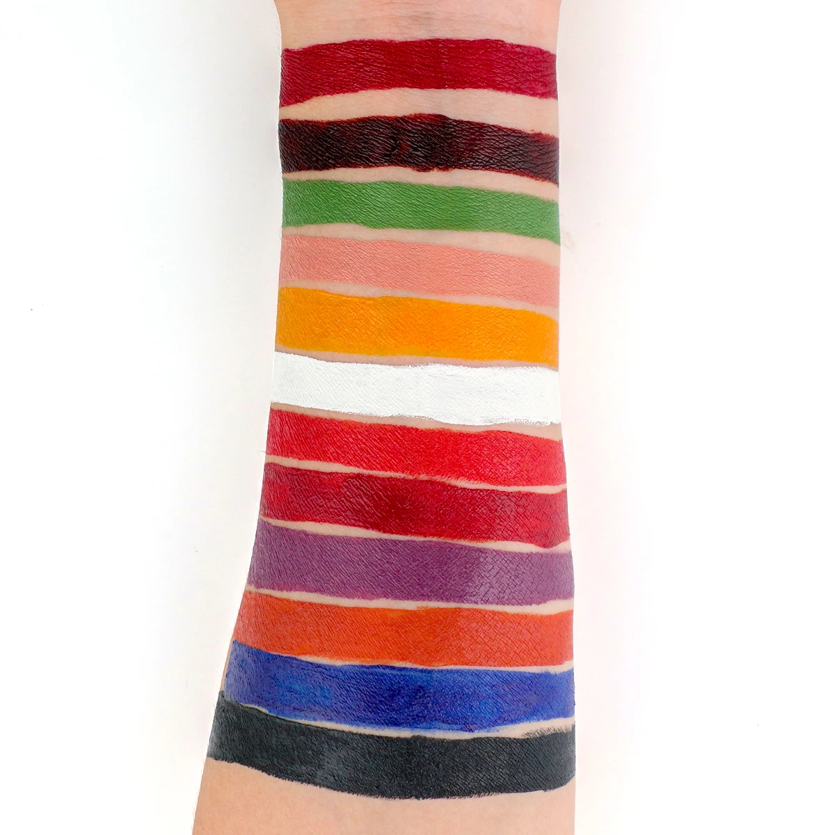 FX Alcohol Activated Cosmetic Face body Paint 12 Colors Waterproof Body Painting Palette for Stage Makeup