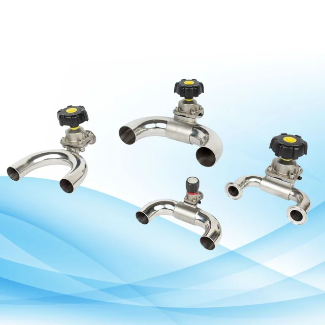 Ace BPE 3-A SS316L Sanitary Stainless Diaphragm Valve With Silicone Seal