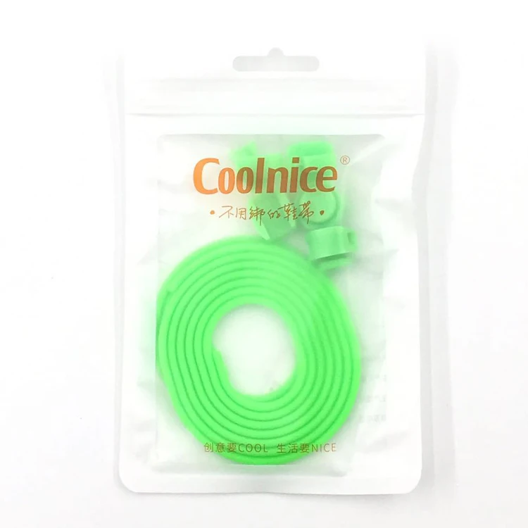 Update Easy Clean 120cm Green Silicone Brown Elastic Lazy Tieless lock Shoelace For Dance Shoes