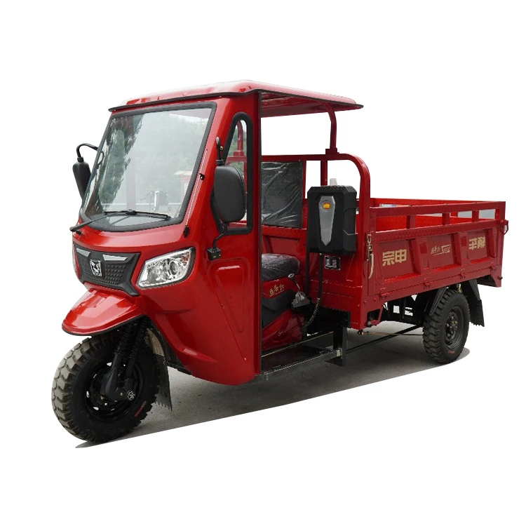 New Price Zongshen Fire Yunlong CQ6 Carry Cargo Motor Tricycle 300cc Southeast Asia Gasoline Tricycle Motorized Tricycles