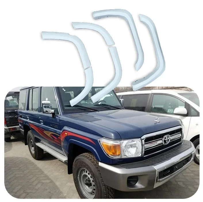 FFD154 wheel wide fender flares matte black for TOYOTA LAND CRUISER LC76 LC77 1984-onwards