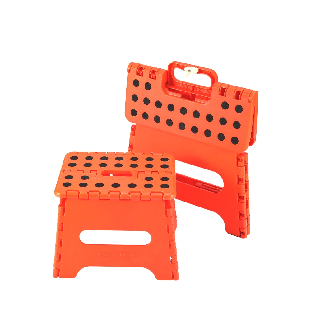 7 Inch 9 INCH Height Premium Heavy Duty Foldable Plastic Travel  Folding Stool For Adults, Kitchen Garden Bathroom