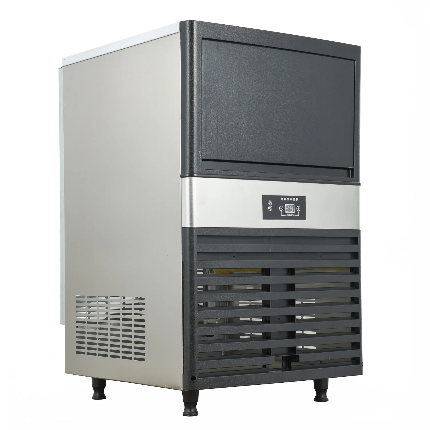 Kaison Auto Electric Power 50kg Per Day Ice Maker Machine with Water Bucket