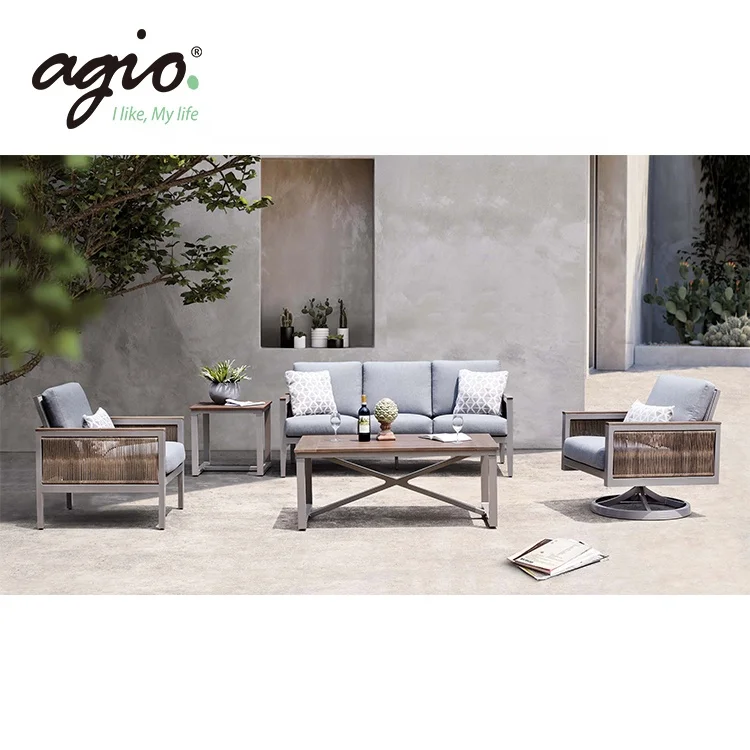 Luxury Durable Rattan Outdoor Dining Set Modern Garden Table And Chairs