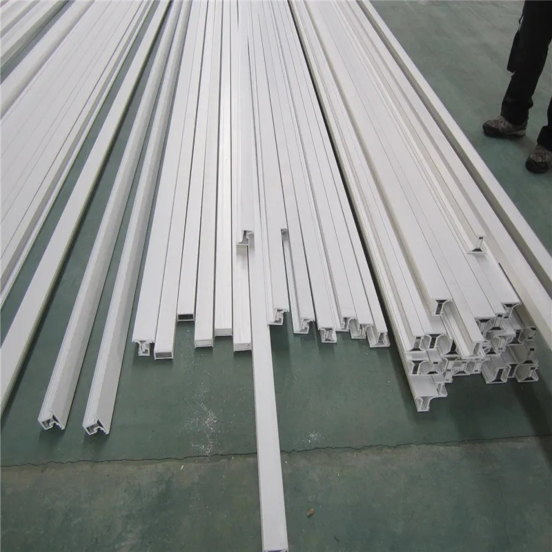 Factory wholesale plastic vinyl  shutter profile pvc shutter door profile