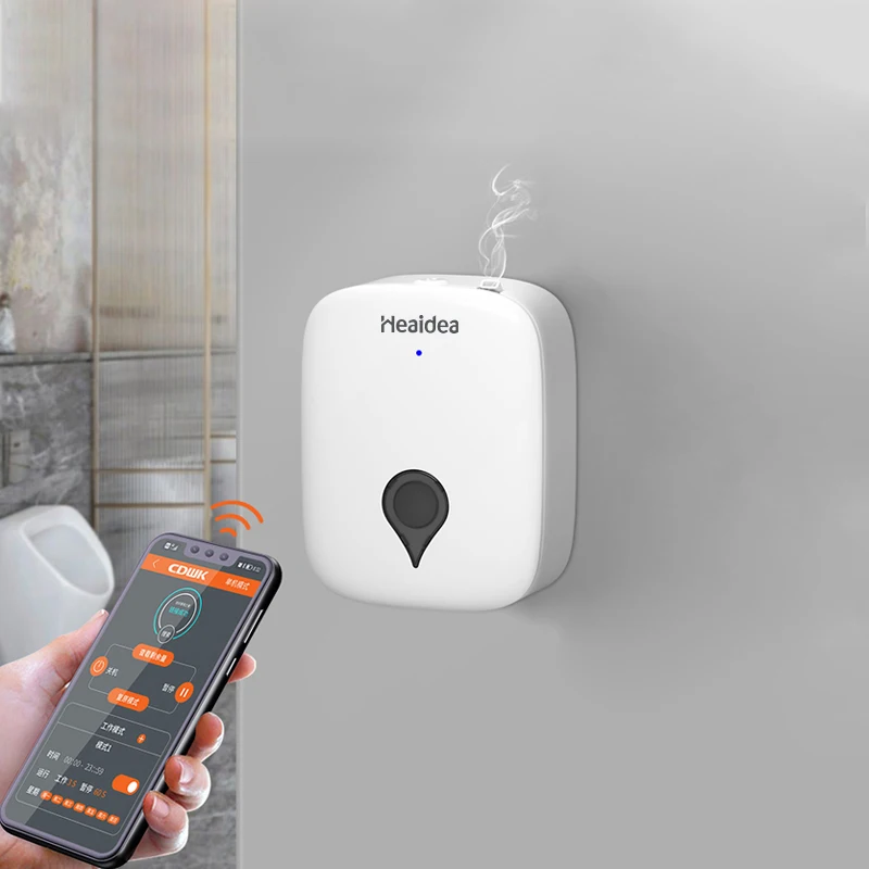 OEM App Controlled 150ml Fragrance Automatic Spray Air Freshener Machine Dispenser