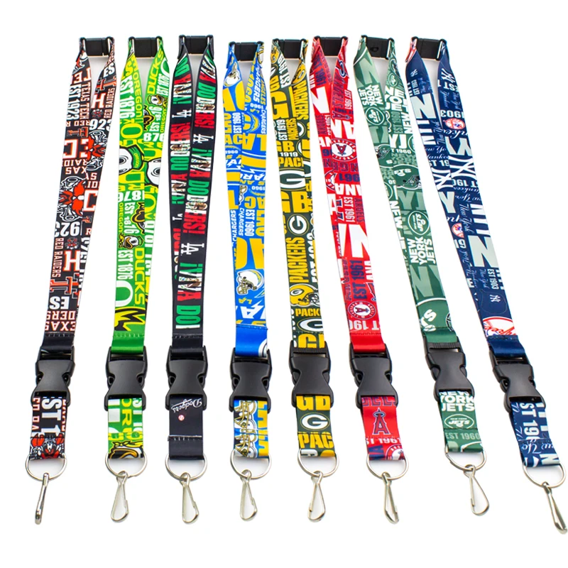 Custom Logo Thermal Transfer Promotional Lanyards Breakaway Clip Lanyards Neck Phone Lanyard Patch For Iphone 12 13 14 15