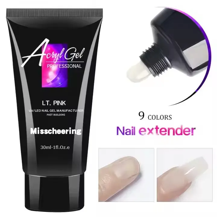 30 ml Nail Gel Quick Solid Builder Finger Extension Acryl Gel Without Nail Form Poly wholesale