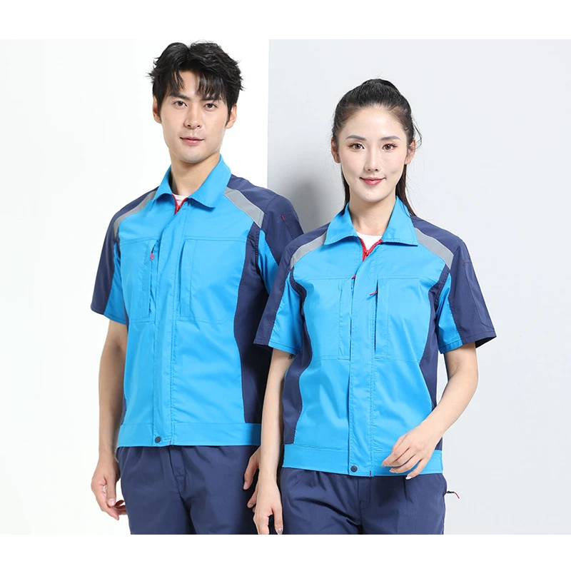 Summer Working Clothes With Shirts&Pants Cotton Custom Workwear Uniform Work Uniform