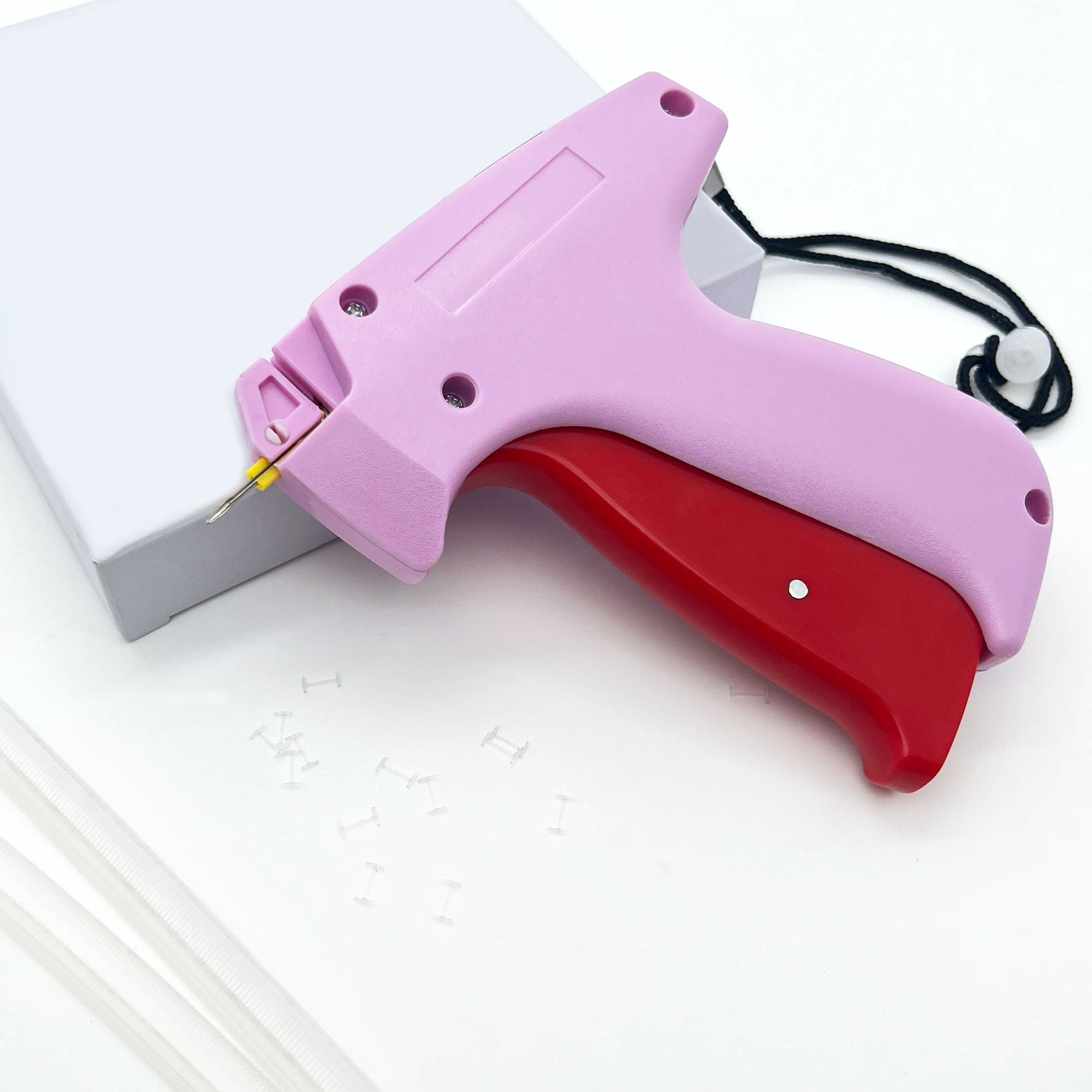 Clothing tag gun, label gun set, with 5 needles, 1000 clothing label machine tag pin