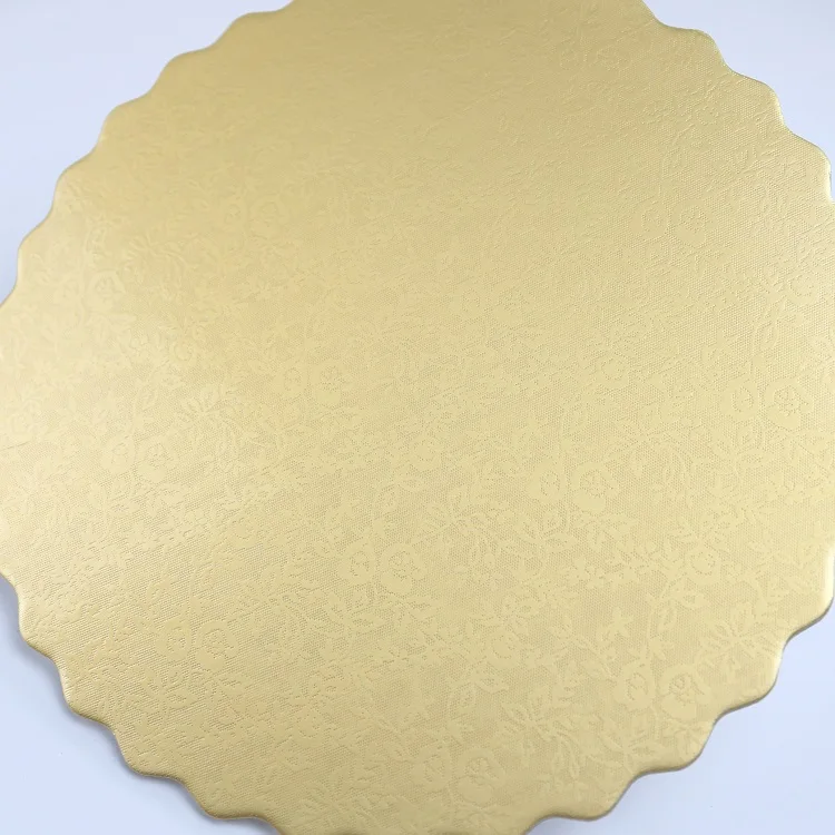 Halloween cutting die10 Inch Paper Cake Base 2mm gold Cake Drum Gold Cake Board