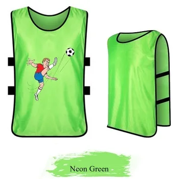 
Professional custom manufacturer cheap sublimation soccer vest reversible sports football running training mesh bibs 