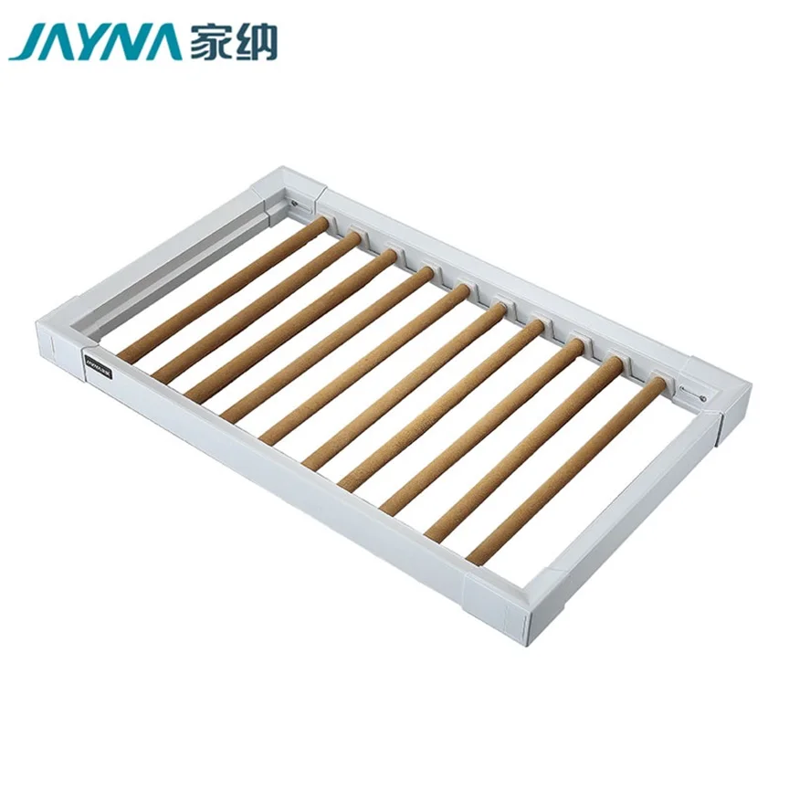 
JAYNA Opal Series Aluminum Pull Out Wardrobe Hardware Trousers Rack Home Furniture Storage Holders & Racks 
