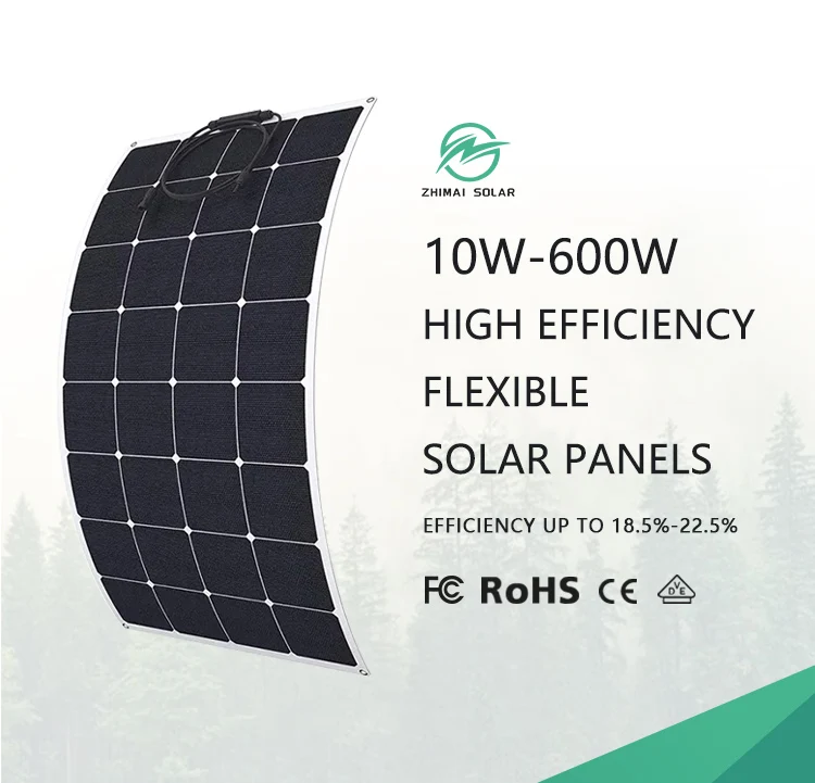 OEM Supplier Custom Flexible Solar Panels Photovoltaic Cells Light Weight Flexi Solar Panel 200W