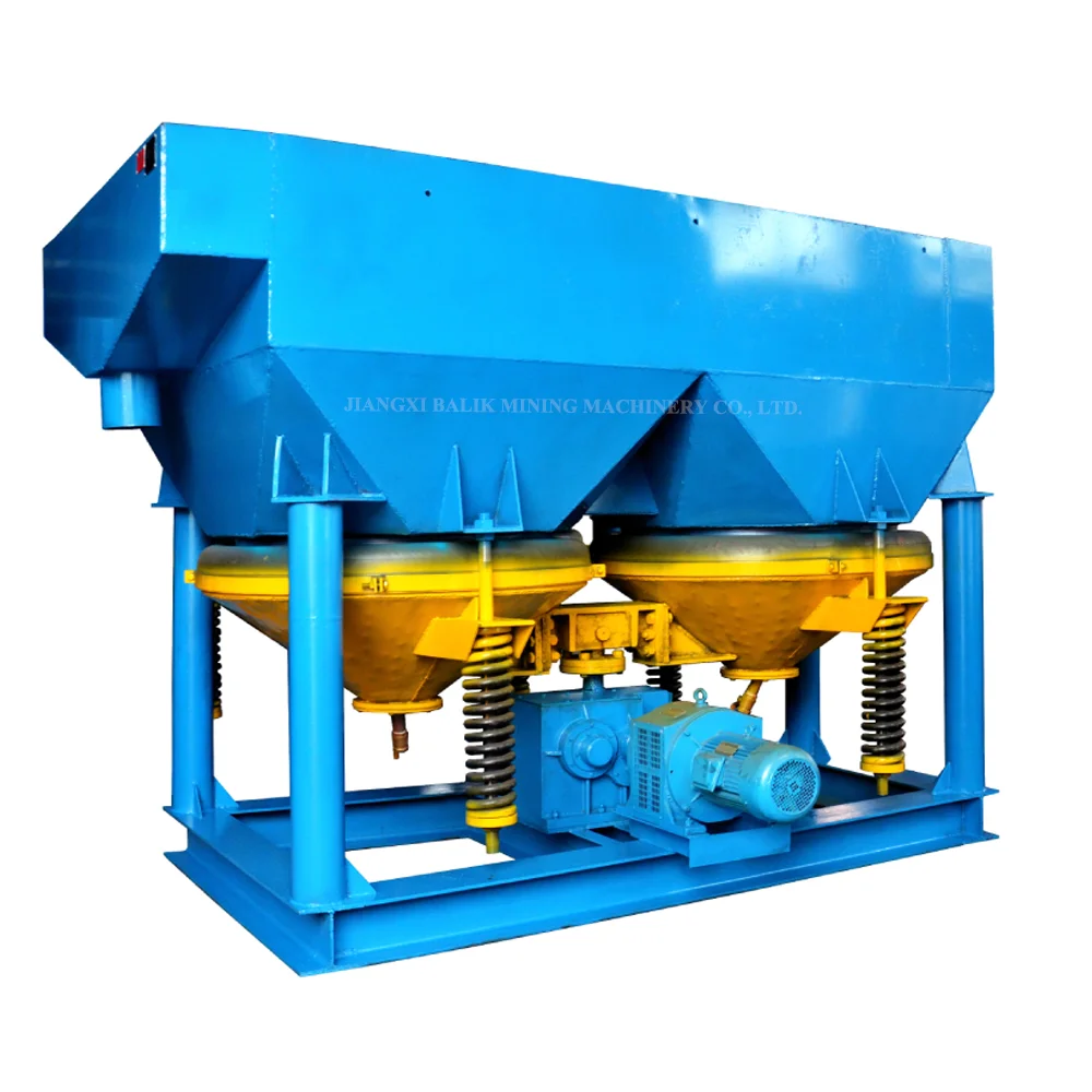 China Factory High Capacity Mineral Jigger Machine Best Sale Jig Mining Separation for Barite, Iron, Manganese