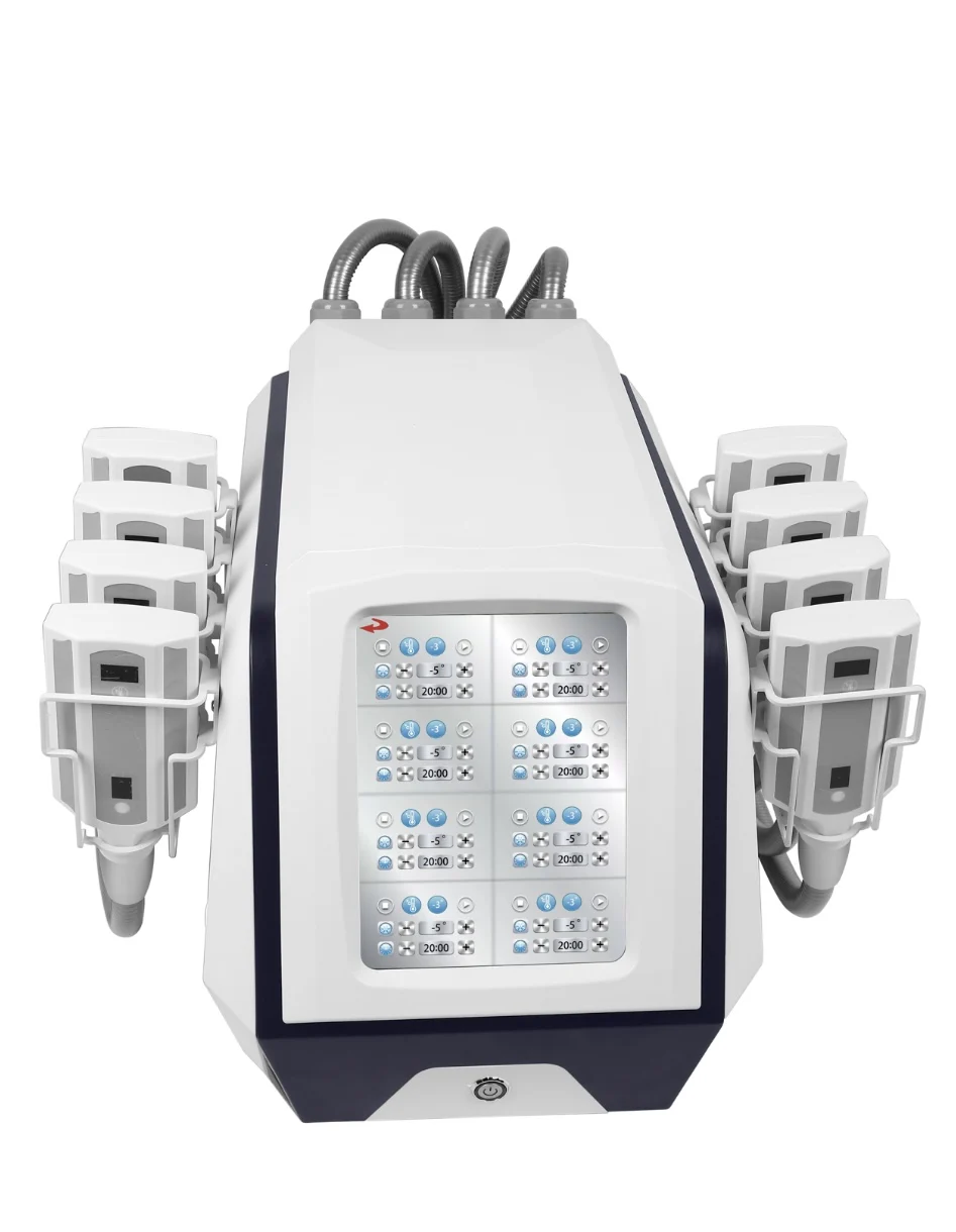 Hot Selling Vertical Body Slimming Machine Cryo Fat & Cellulite Removal PC Material Lipolysis & Weight Loss Double Folding Belly