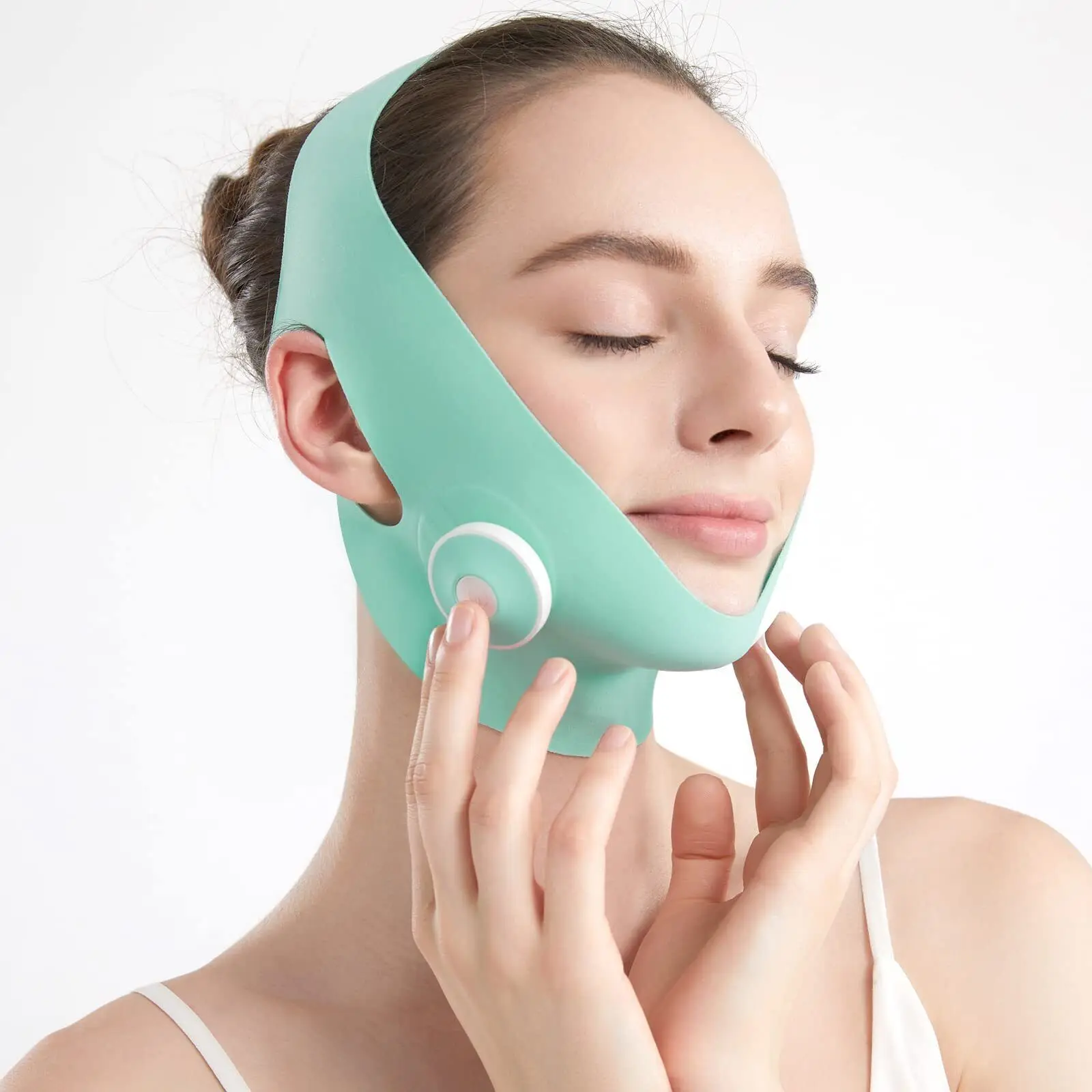 Handheld Electronic  Massager Tape V-Line Face Lifting and Double Chin Slimming Strap Reducer for Face
