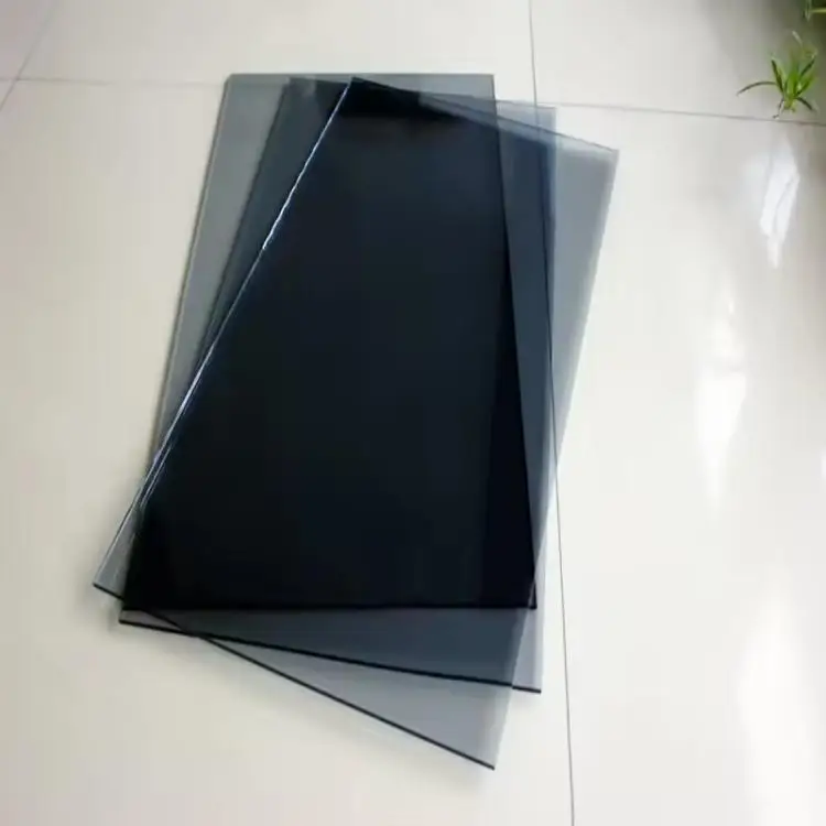 Big Size Glass Sheet Tempered Black Colored Painted Glass Panels