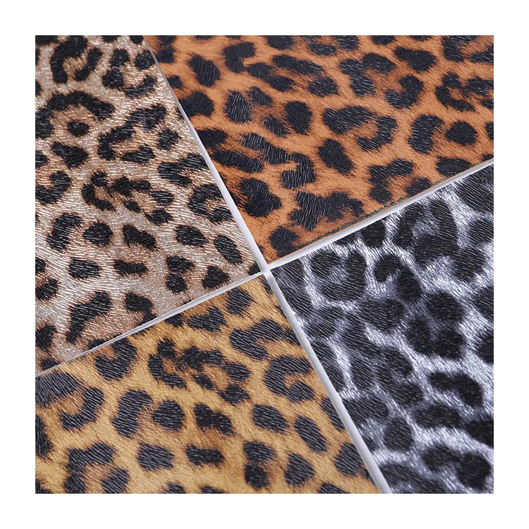 Wholesale spot PVC leopard print leather 0.8mm