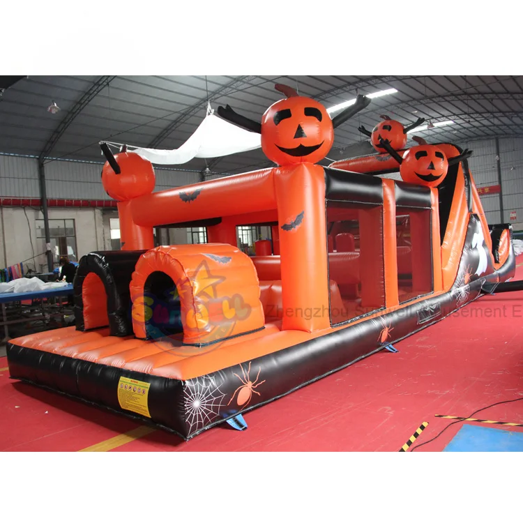 Moonwalk Inflatable Halloween Haunted House,Pumpkin Bouncers for Halloween,Inflatable Bouncy Games for Kids