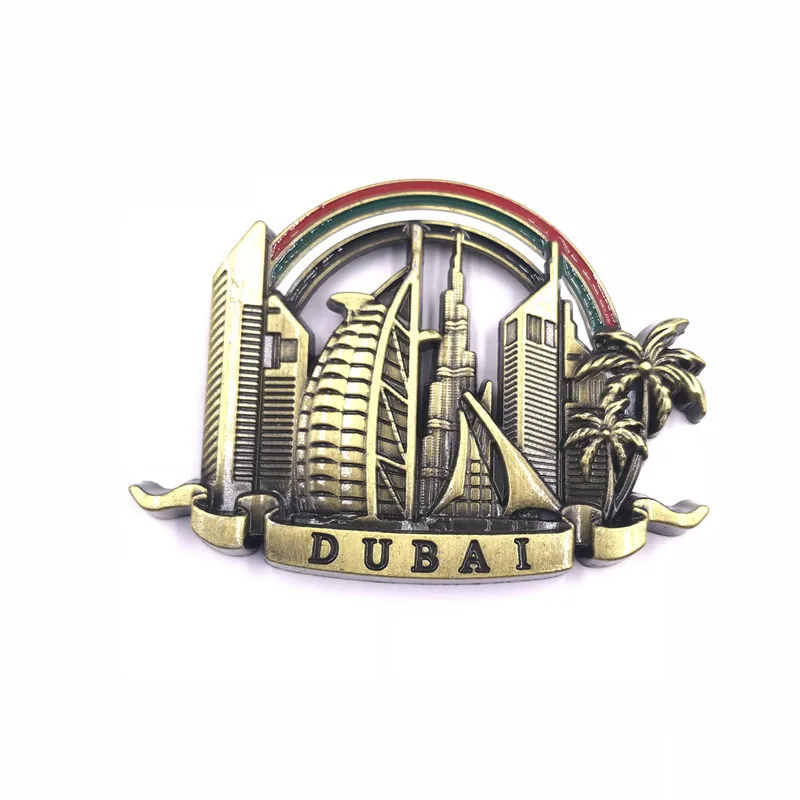 Promotional Fridge Magnet Custom Metal 3d Refrigerator Tourist Souvenir Fridge Magnet