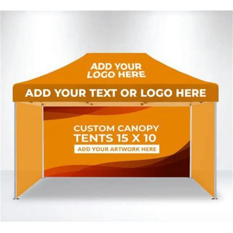 Outdoor Heavy Duty  Canopy Tent Custom 10x10ft 10x15ft 10x20ft Steel Frame Trade Fair Tent for Branding Event