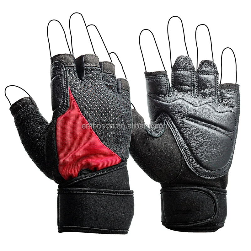 Half-Finger Sport Leather Racing Gloves Cowhide Bike Driver Motorbike Auto Car Race Protection Gloves for Cycling