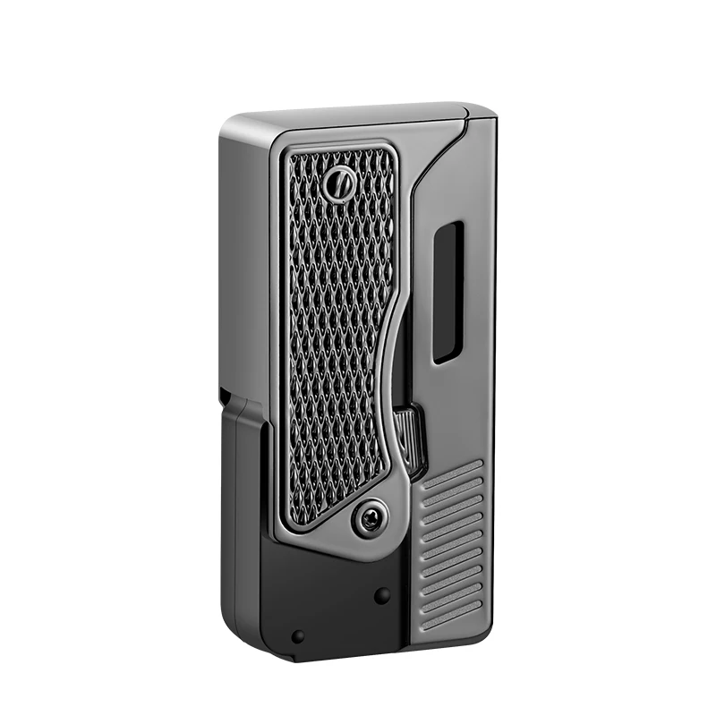 New listing folding portable electronic lighter torch lighter oil and electricity in one lighter for cigars