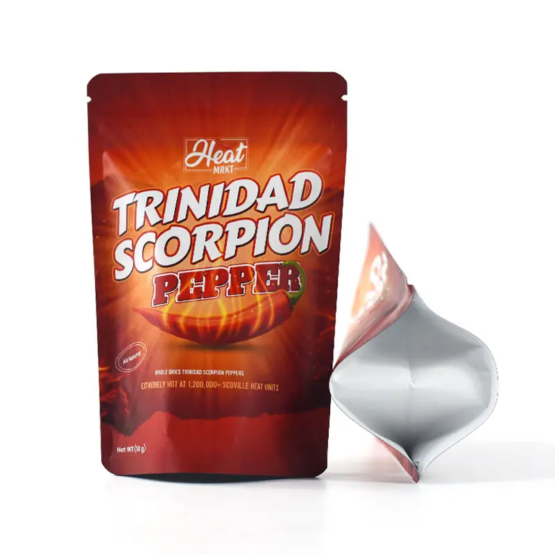 HLK Premium Printed Design Your Own Logo Mylar Zipper Bags Stand Up Pouch