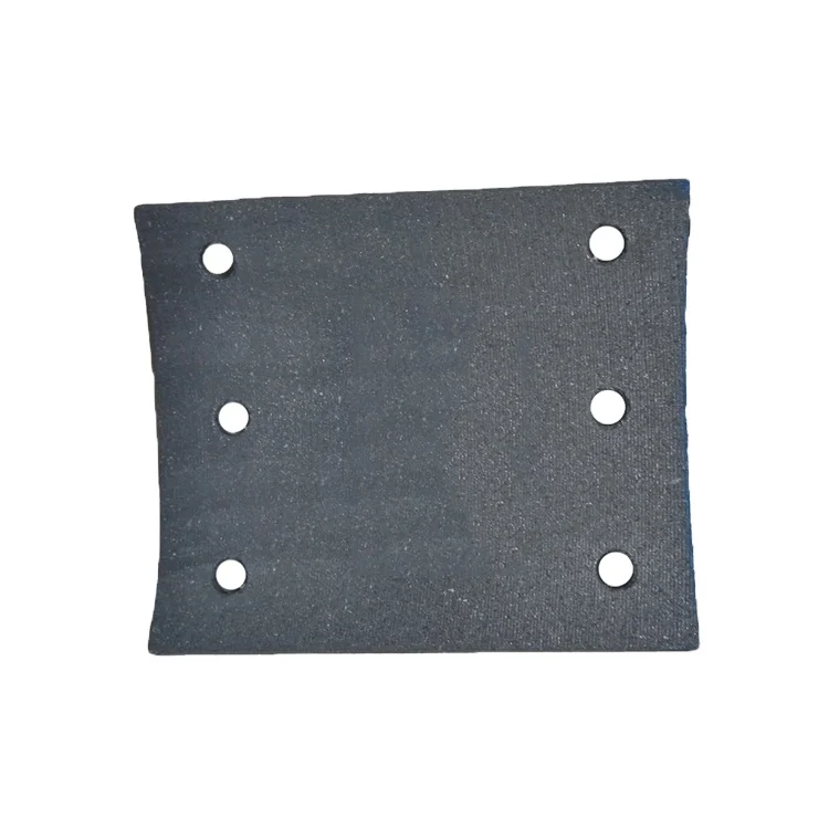 Best sale truck brake lining in auto brake shoes semi-metallic material